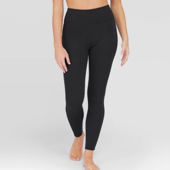 New Assets by Spanx black Shapewear Leggings XL - Picture 2 of 13